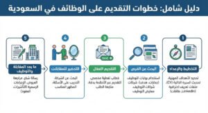 خطوات التقديم على الوظائف في السعودية بطريقة صحيحة: دليل شامل للباحثين عن عمل