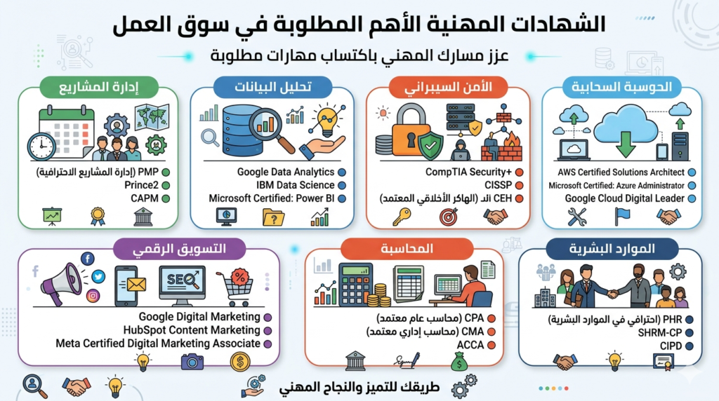 شهادات مهنية