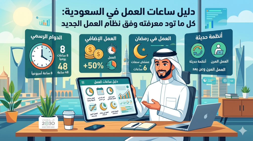 ساعات العمل في السعودية