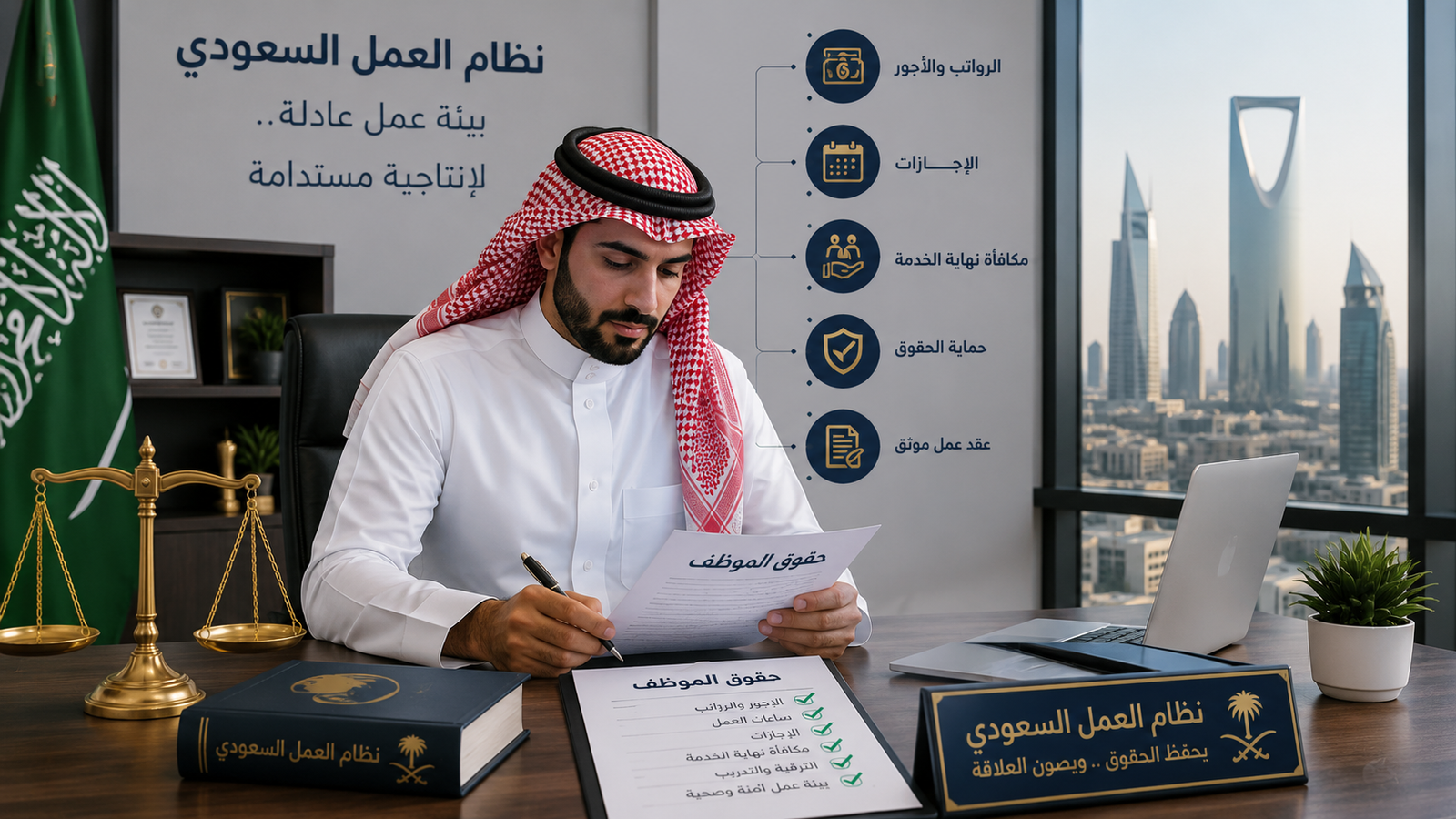 حقوق الموظف في السعودية