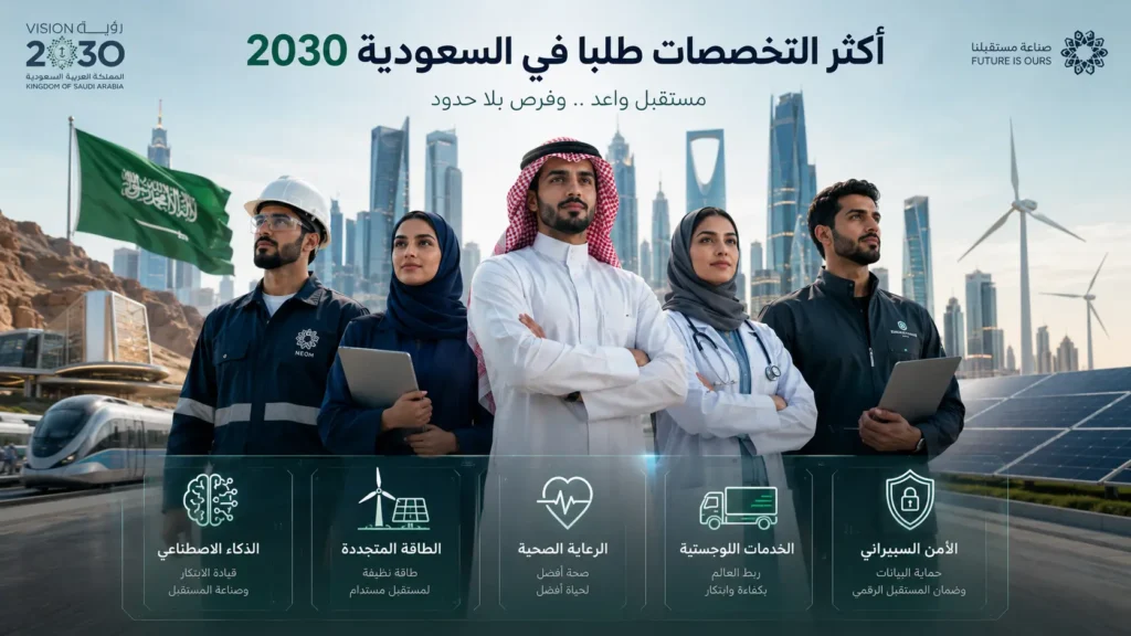 أفضل التخصصات المطلوبة في السعودية
