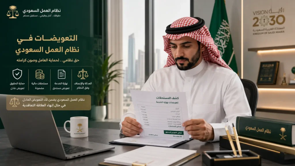 التعويض في نظام العمل السعودي