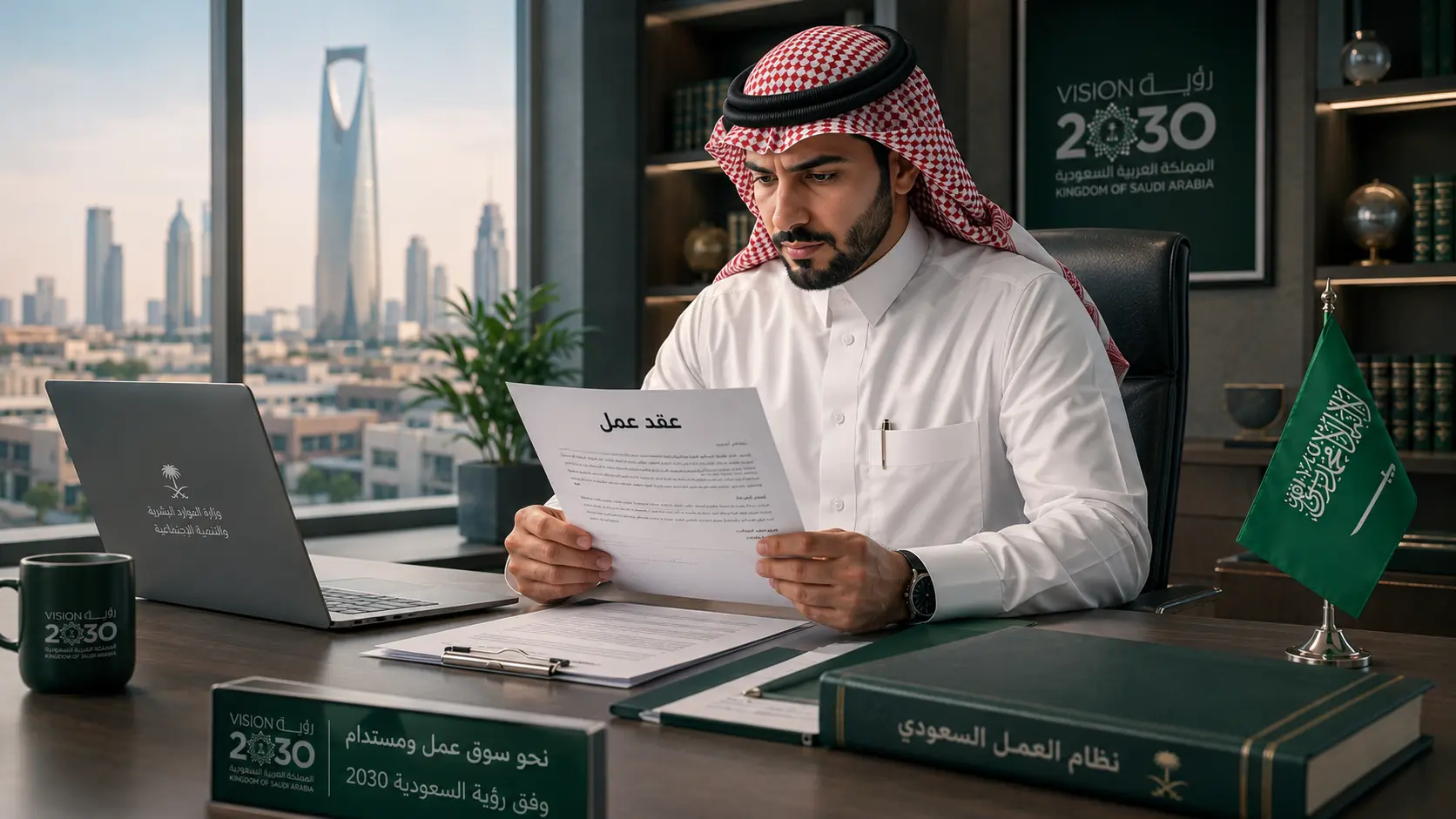أنواع عقود العمل في السعودية
