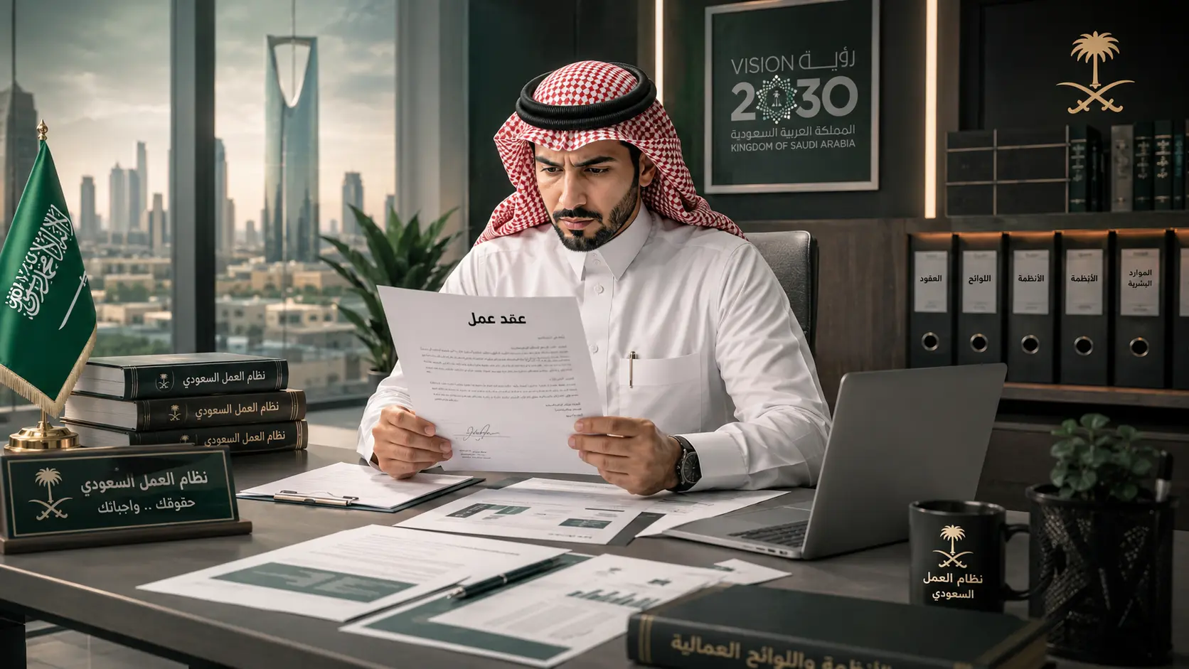 عقد العمل في السعودية