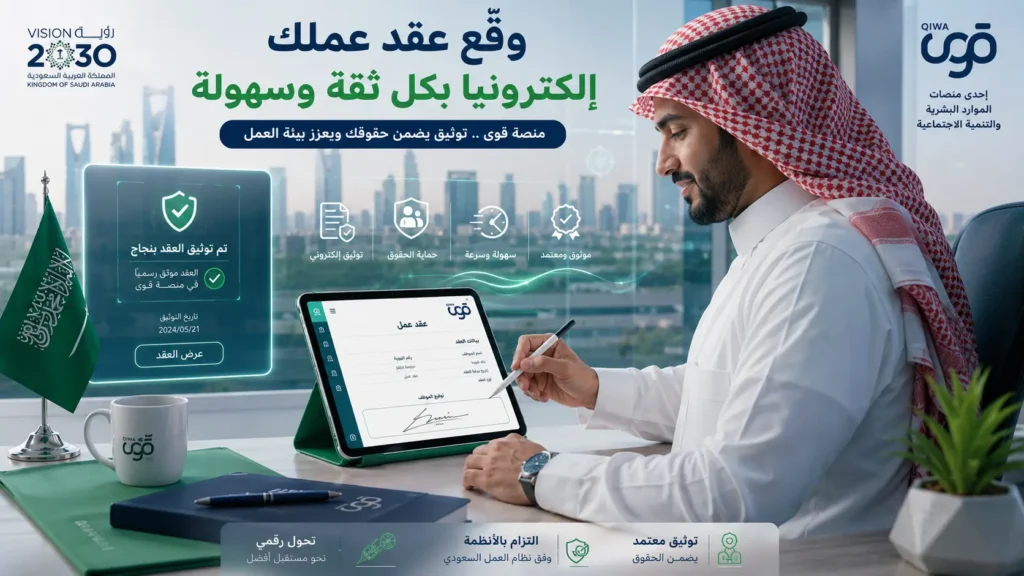 عقد العمل في السعودية