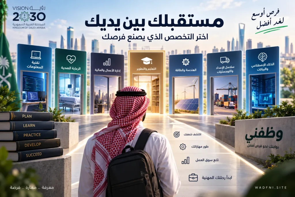 تخصصات مطلوبة في سوق العمل السعودي 2026
