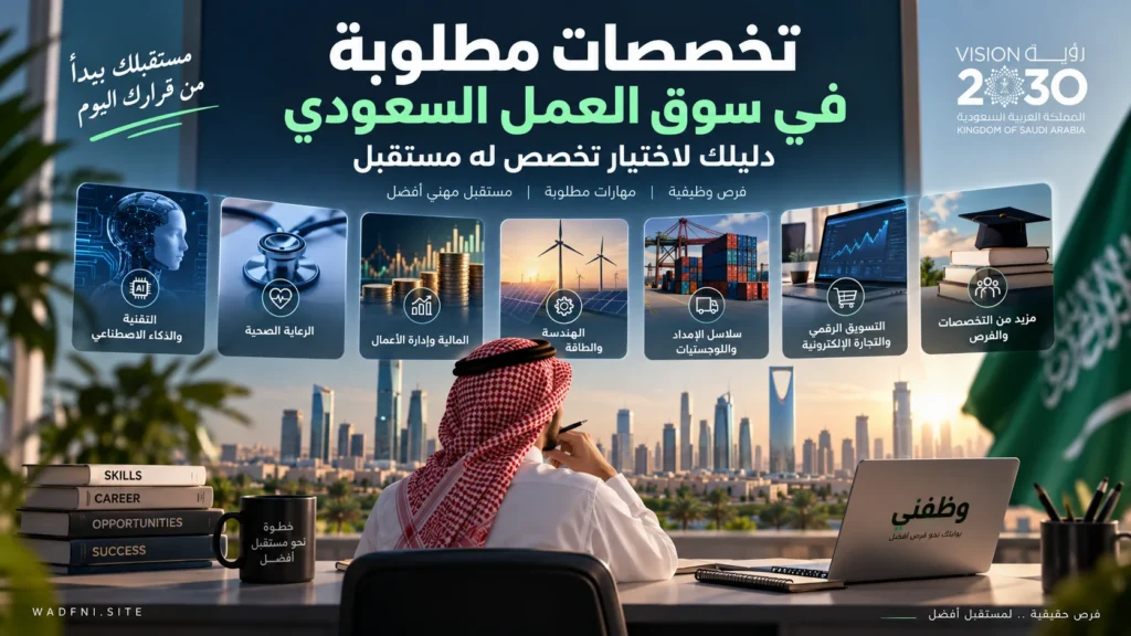 تخصصات مطلوبة في سوق العمل السعودي 2026